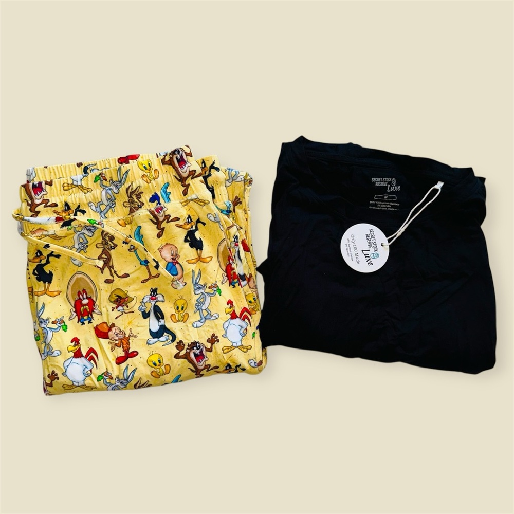 New Loony Tunes Woman’s Bamboo Pj Set